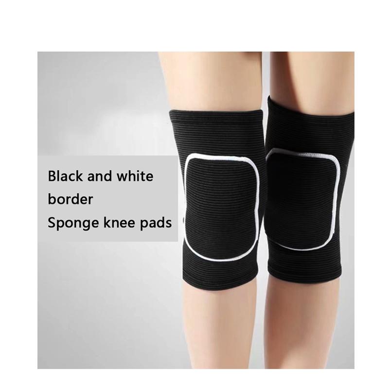 1Pair Dance Sponge Knee Pad Warm Volleyball Dance Kneel Anti Collision Exercise Thicken Knee Pad Sports Dance Knee Pad Skating