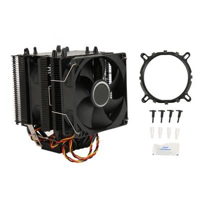 CPU-Lüfter, 6 Heatpipes, leiser 3-poliger PC-CPU-Kühler mit Halterung für Intel 775 1150 1151 1155