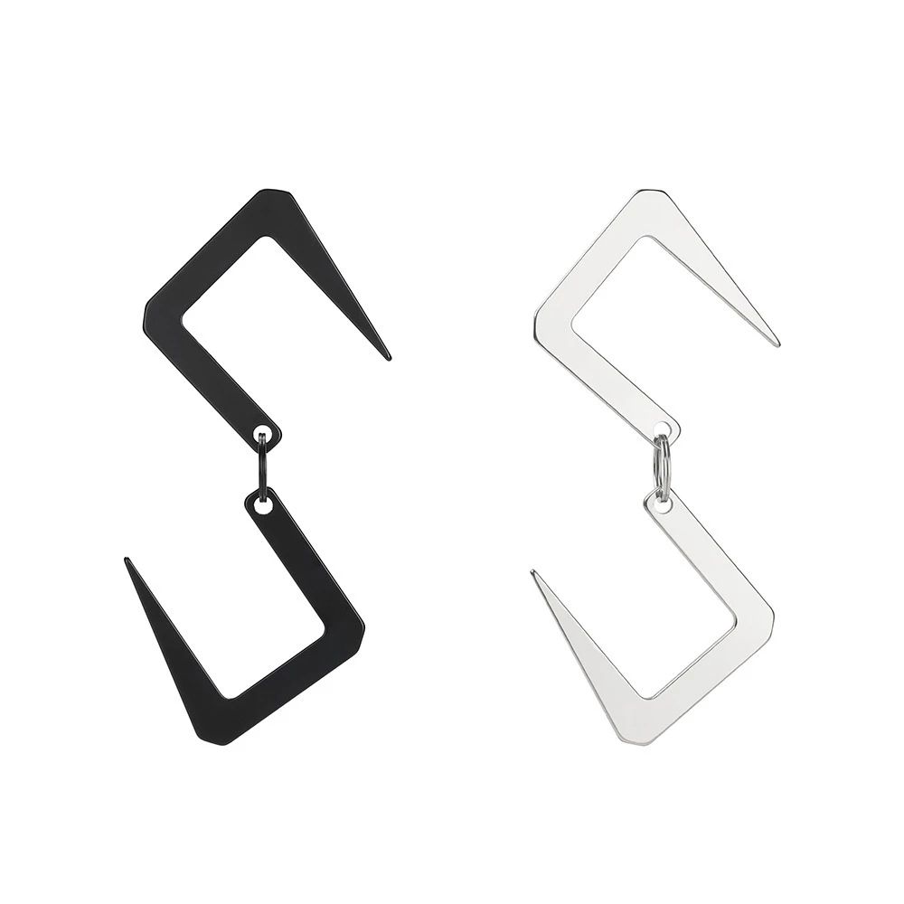 

Camping Stainless Steel Storage Rack Hanger S-Shaped Hooks Hanging Hook Storage Hanger Lamp Holder