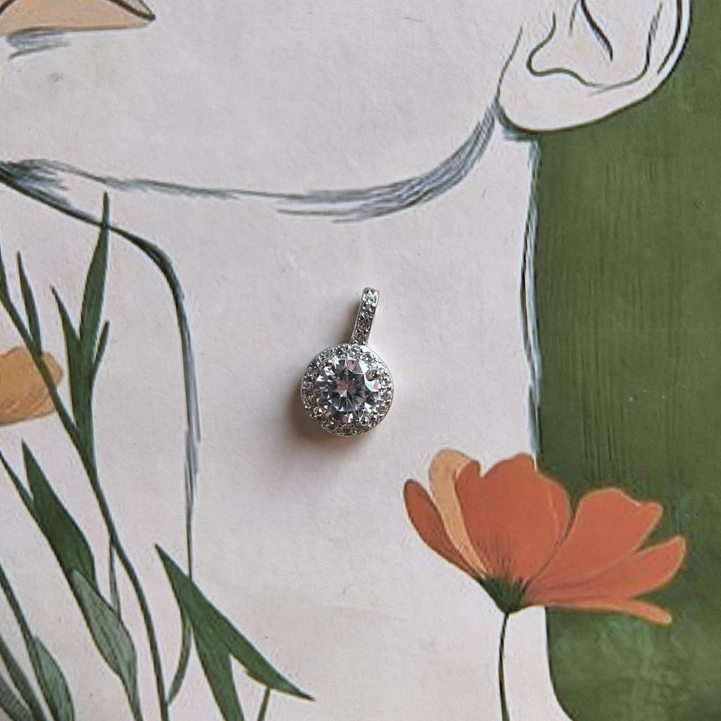 Silverhänge med cubic zirconia (2191698)
