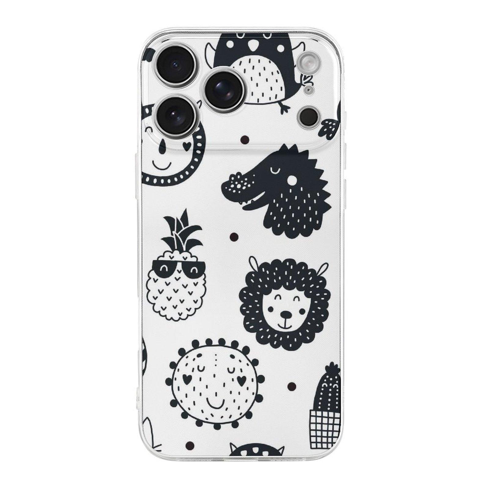 

1 Pack For Iphone 17/17Air/17Pro/17ProMax Tpu Phone Case With Slim Profile, Anti-Slip Sides, Raised Lips Around Camera, Responsive Press Buttons IPHONE-17ProMax білий