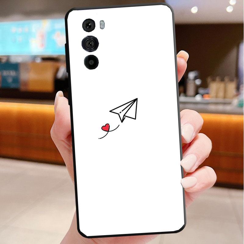 Cute Airplane Phone Case For Motorola Edge 60 50 40 Pro 60 50 40 30 Ultra Neo Fusion Moto G Play G Stylus G Carcasas