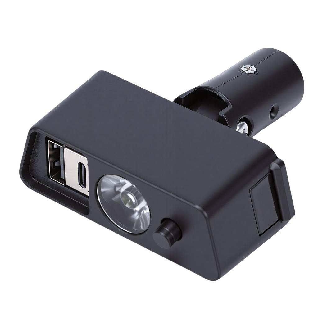 Electric Chair LED Light Universal Mounted with 3 Pin XLR Head USB Charging Port Adjustable Angle