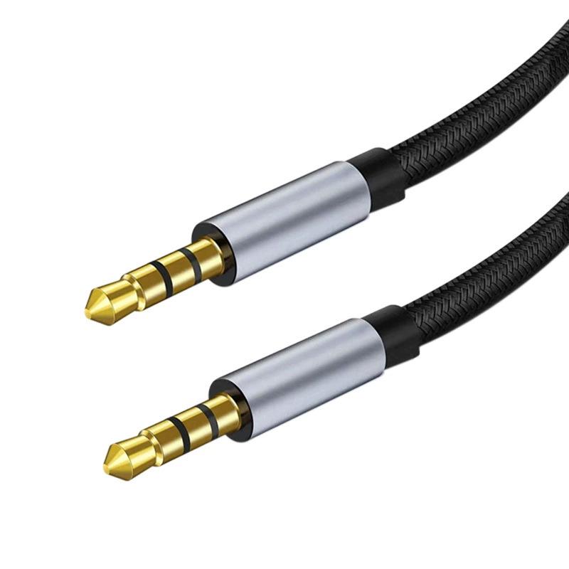 3.5mm Male-to-Male Audio Cable for Car, Mobile Phone, Headset, Computer, Sound Card Adapter