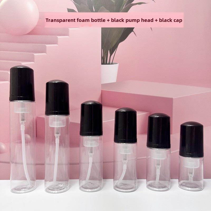 Transparent Foaming Bottle, 30ml/50ml/60ml - Ideal for Mousse, Lotion, or Eyelash Cleaning Liquid