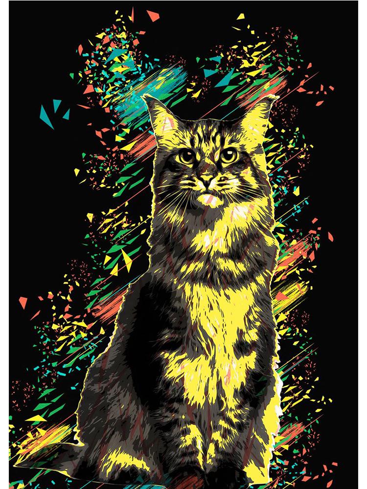 Abstrakte Löwe Giraffe Pferd Elefant Bild Leinwand Malerei farbige Tier Poster Druck für Kinderzimmer Home Dekoration Geschenke