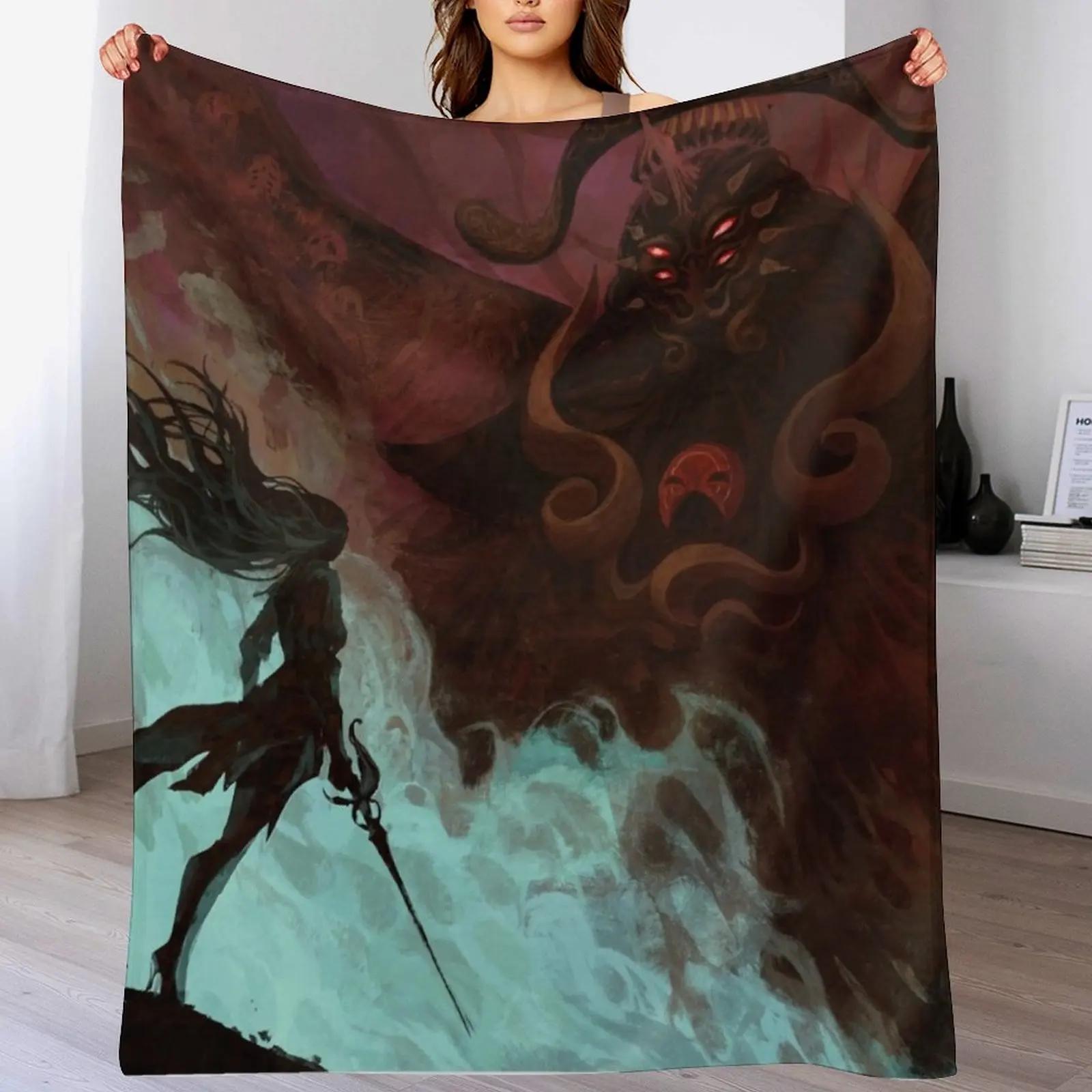 

Reckoning Throw Blanket Foldable Soft Warm Blanket for Outdoor Use 102x76cm(40x30in)