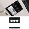 Pour Land Rover Discovery 4 2010-2016 ABS Noir Kit Intérieur Tableau de Bord Console Panneau de Changement de Vitesse Décoration Couverture Garniture Autocollants