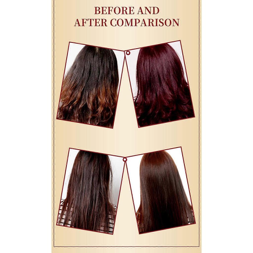 Black Instant Hair Color Shampoo for Gray Hair Hair Dye Shampoo Gray Coverage Coconut Coloring In Minutes for Women Men  Burgundy