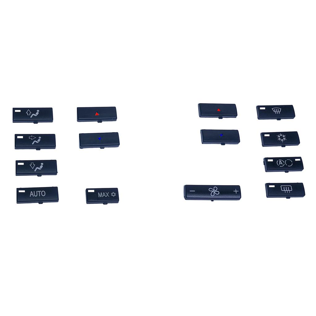 Air Conditioning Panel Buttons 14-Piece Set for BMW 5 Series E39