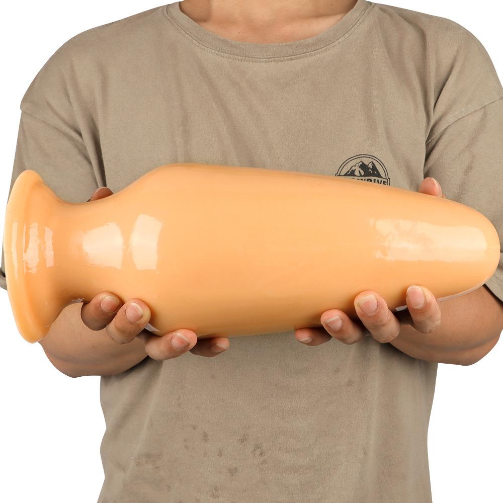 30.5*11.5cm Giant Dilator Anal Plug Dildo Masturbator Fisting Big Dick Black Penis Sex Toy Slave Femdom PVC