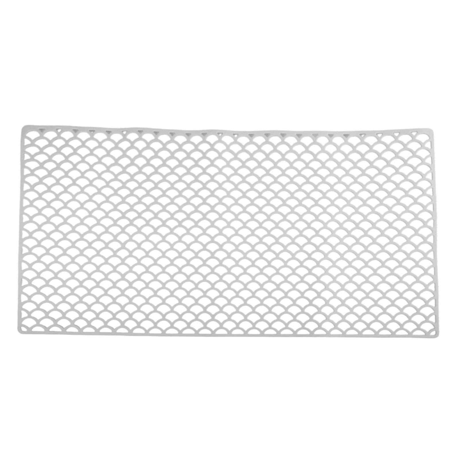 

Большой силиконовый коврик для раковины 29 92x15 7 Нескользящий для защиты кухонной раковины white