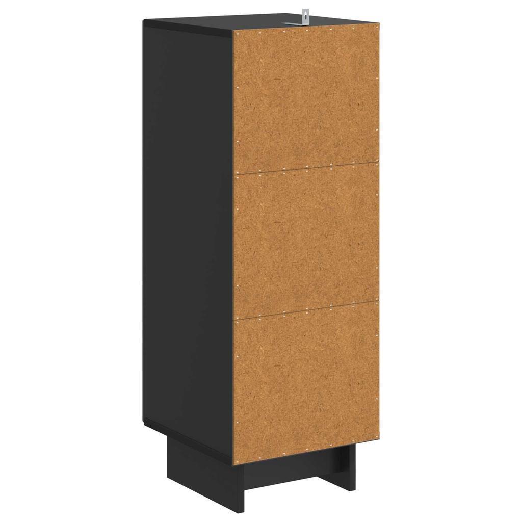Sideboard Black 33 x 34.5 x 90 cm Particle Board
