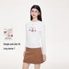FivePlus Women's Slim Fit Sweet Animal Print Long Sleeve T-Shirt