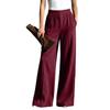 Women's Color Corduroy Long Pants Versatile Casual Trousers for Fall Winter