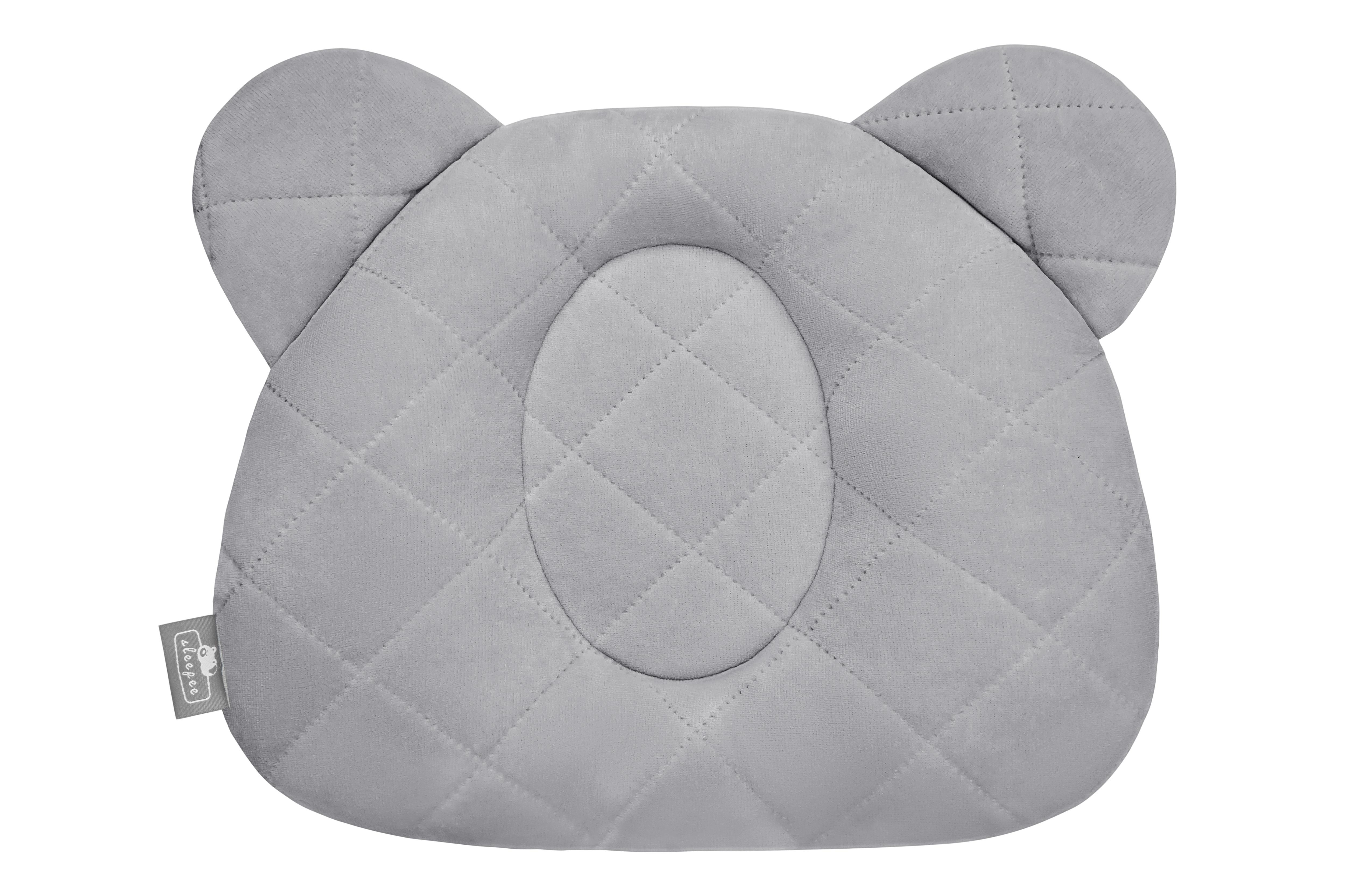 Coussin modelant la tête Royal Baby gris grise