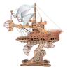 DIY 3D Holzpuzzle Fantastisches Raumschiff Beliebtes Montagemodell Ein Geburtstagsgeschenk für einen Jungen Steampunk Computerraum Dekoration Spielzeug