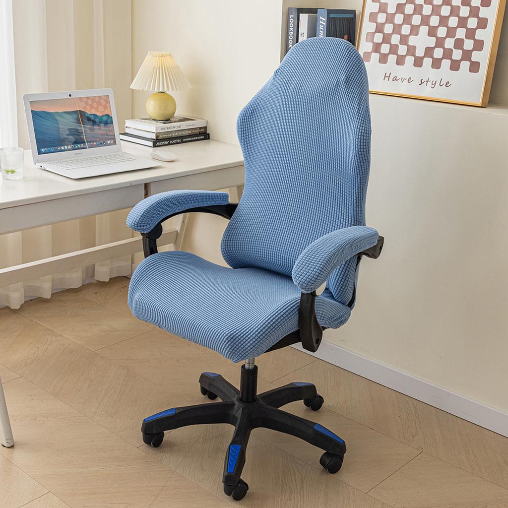 Simple Home Gaming Chair Covers Elastic Backrest Armrests Covers Computer Game Durable Stretch Chair Cover Office Chair