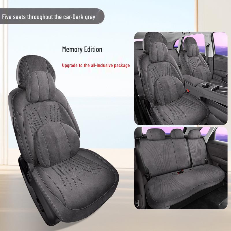 Shangjie H5 Suede Perforated All-Season Breathable Universal Car Seat Cover