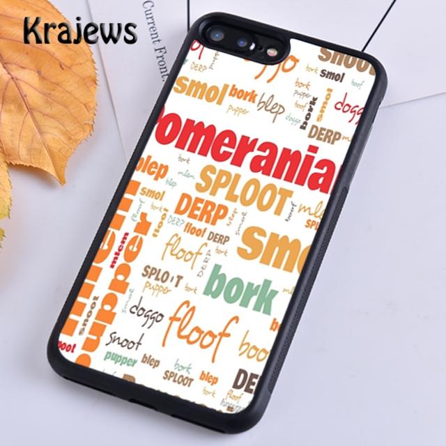 Pomeranian Watercolor Dog Phone Case Cover For iPhone 17 Air 16 15 14 Plus 12 13 Pro Max Coque Fundas