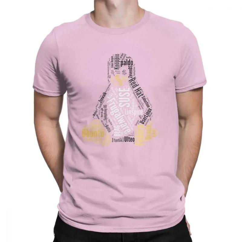 Novelty Tux Linux Distro Distribution Ubuntu T-Shirts Men Harajuku Cotton T Shirt  Tee Shirt Printing Sweatshirt