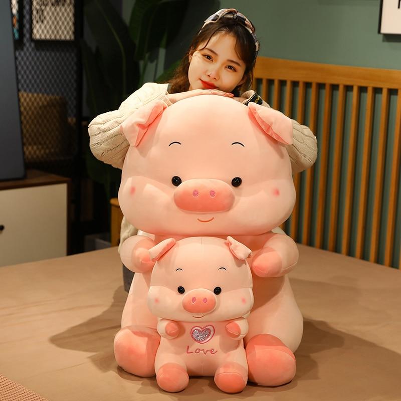 Kawaii-Plüschschweinchenspielzeug, schöne Stoffpuppen, süßes Schwein mit Flügeln, Plüschkissen, schönes Valentinstagsgeschenk für Kinder, Mädchen