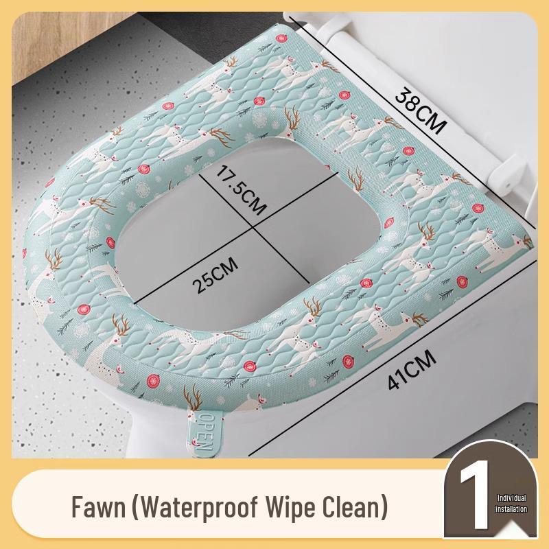 Vodotěsný EVA polštář na WC sedátko s madly - Roztomilý, Antibakteriální, Univerzální velikost pro všechna roční období