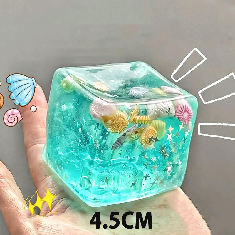 Sneeuwvlokken IJsblokje Squishy Speelgoed Langzame Terugslag Knijp Stressbal Anti-stress Fidget Speelgoed Voor Kinderen Taba Squishies Verjaardagscadeau