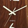 Luminous Wall Clock 12 Inch Wooden Silent Non-Ticking Kitchen Wall Clocks With Night Lights For Indoor/Outdoor Living Room Bed