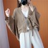 Damen Langarmjacken Herbst Vintage-Stil Alleskönner Locker Bequem Baumwolle Leinen Weiblich Lässige Mäntel
