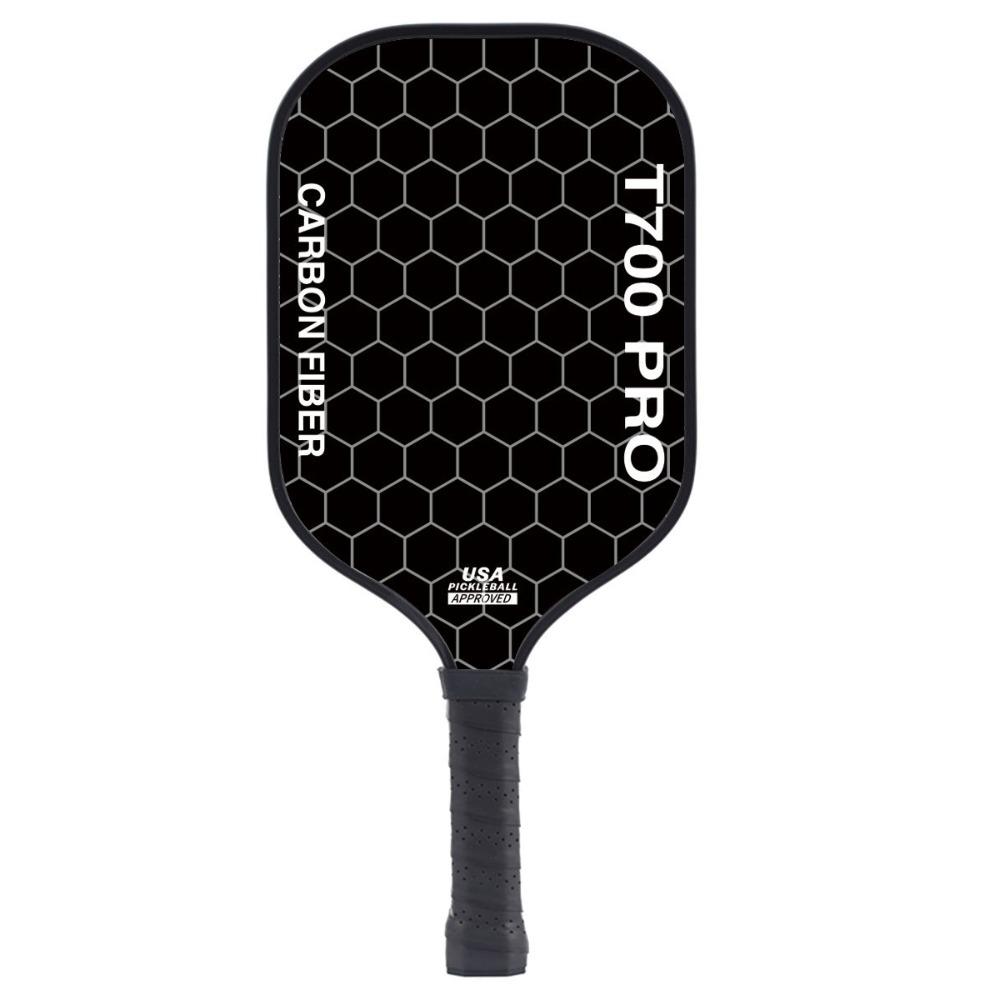 Durable T700 Pickleball Paddle Carbon Fiber Frosted Surface Pickle Ball Paddle Lightweight USAPA Approved Pickleball Rackets