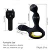 Men's Prostate Massager With Rotation Wireless Remote Heating Anal Plug Vibrator