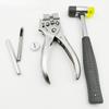 406 Pieces 5mm Eyelet Buckle Punching Pliers Colorful Leather Fabric Bag Wallet Eyelet Punching Tool Set
