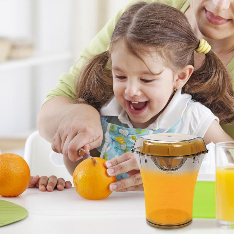 Multifunctional Hand Juicer Fruit Juicer Handheld Portable Pour Sprout With Scale Hand Press Orange Squeezer Lemon Citrus