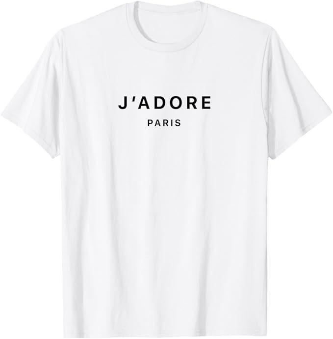 

I love Paris J-Adore Paris White Graphic T-Shirt M
