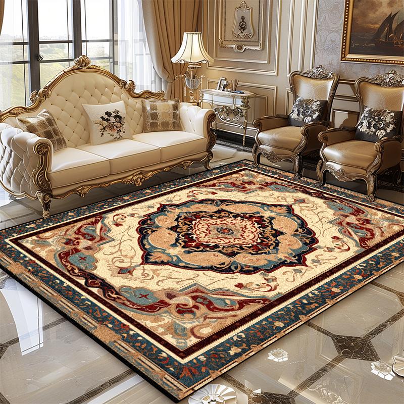Persian Luxury Carpet European Style Living Room Bedroom Large Rug Non-slip Sofa Tea Tables Mat  Custom Home Decor Lounge Rug