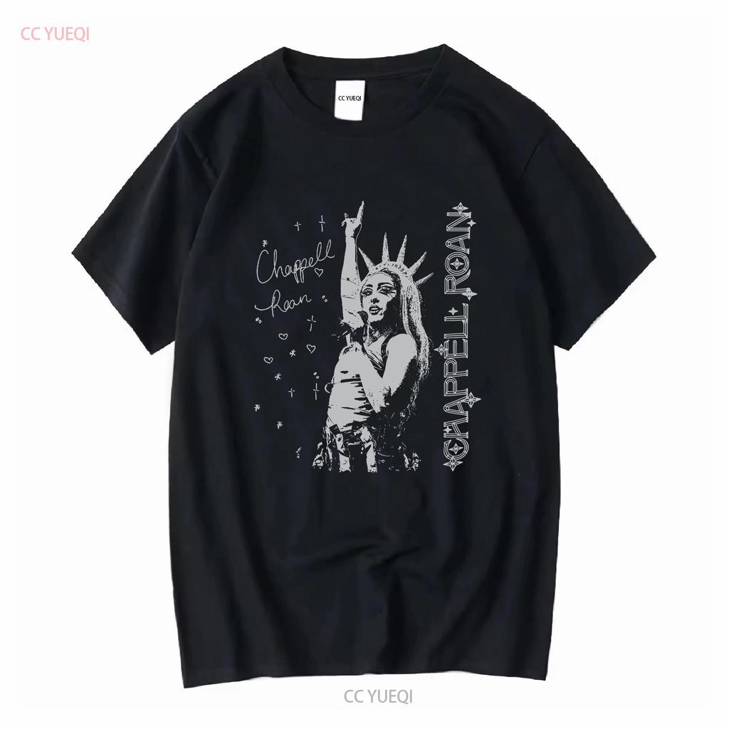 Chappell Roan Socha Svobody Pro Fanoušky T Tričko vintage Prané designové oblečení homme streetwear Měkké Prodyšné Ležérní