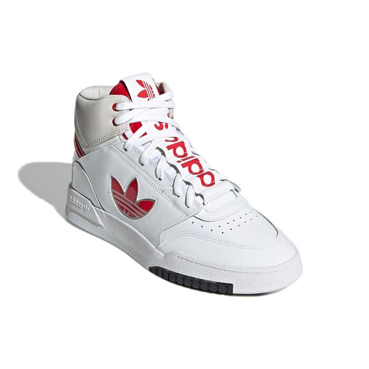 Adidas Originals Drop Step XLT Comfortable Sports High-Top Skate Shoes Unisex Skate Shoes Cloud-White FX7685