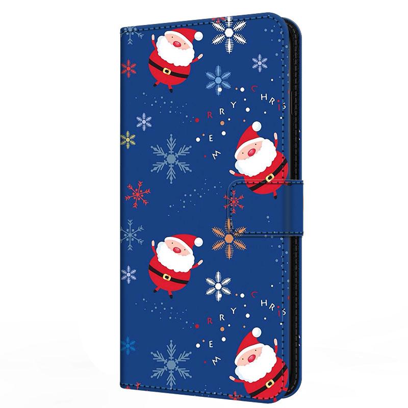 Cover For Xiaomi Poco F7 F 7 Relief Stand Book Flip Leather Case Merry Christmas Magnetic Wallet Protector Redmi Turbo 4 Pro