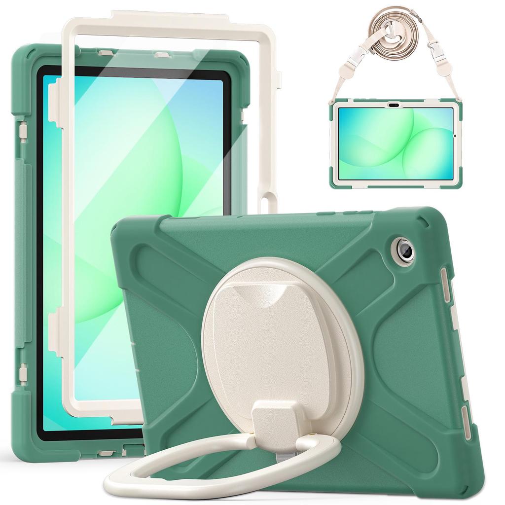 Samsung A11 Plus/X230 Tablet Protective Case with Silicone PC Stand, 8.7" Shell