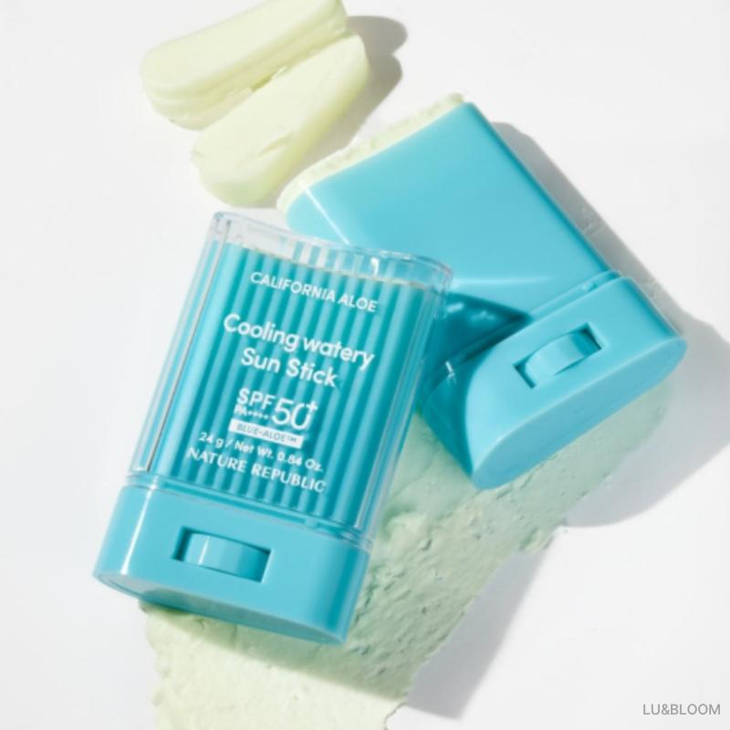 Nature Republic California Aloe Sonnenstick 24g (Kühlend/Pudrig) (+Gratisgeschenk)