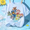 Summer Kids Korean Clothes Baby Casual Tees Cute Birthdays Gifts Paw Patrols Girl Boys T Shirt Cartoon Skye Short Sleeve Tops