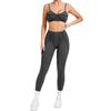 New Frosted Yoga Set: European & American Style, Tight Fit, Body Shaping Sportswear