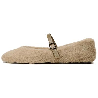 Comfortable Versatile Casual Flats Women Flats Beige 13585410719
