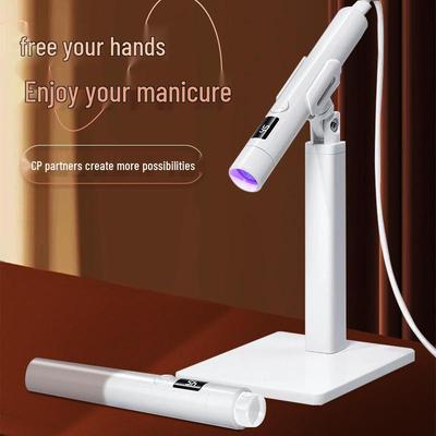 360° Otočný Přenosný Stojan na Světlo na Nehty pro Manikúru a Nositelné Nehtové Dílky