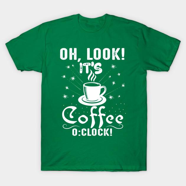 Unisex Fashion TShirt Motivational Coffee Clock Print TShirt Plus Size S-5XL T-Shirt 100%Cotton Tops O Neck Short Sleeve Tees