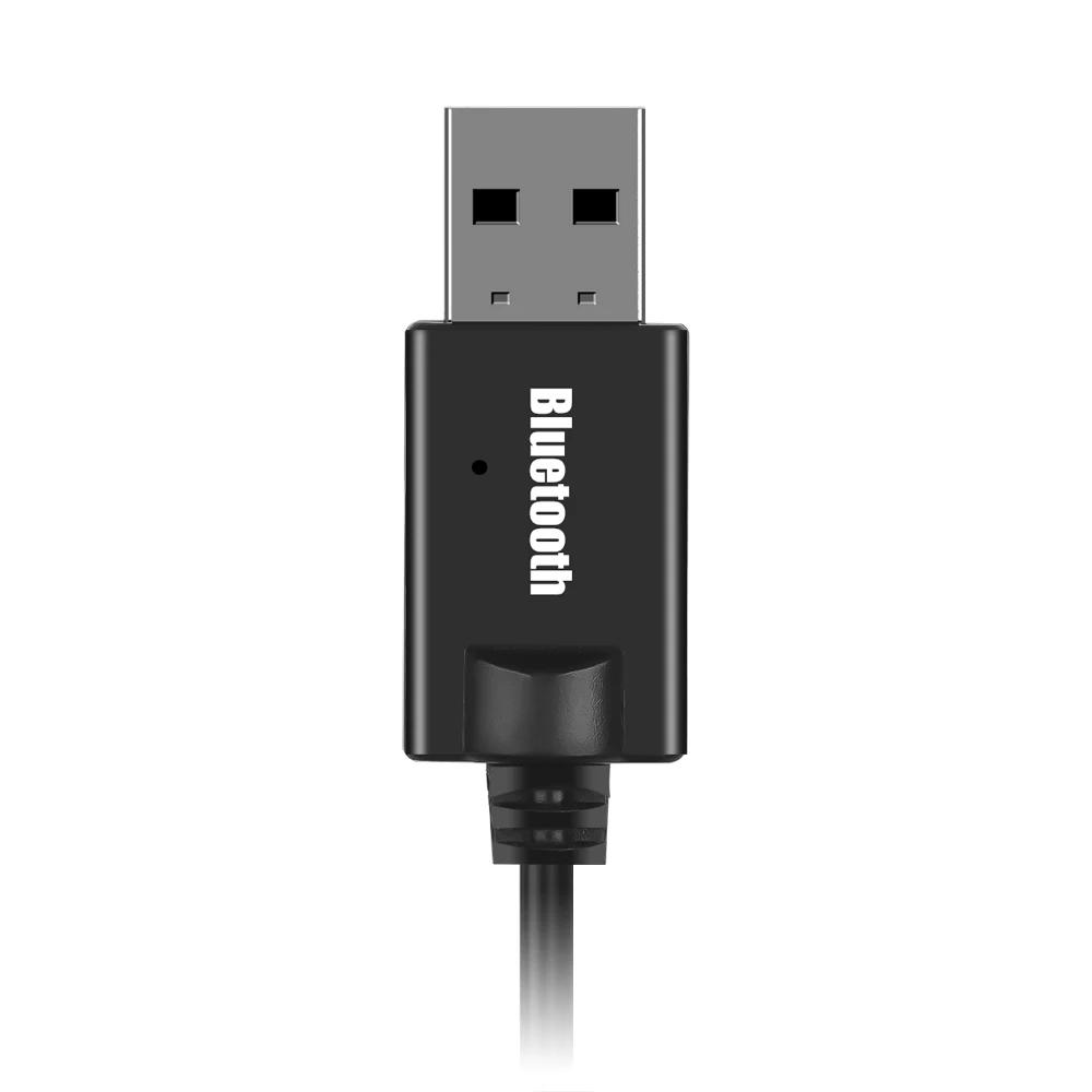 Bluetooth 5.0 Audio Receiver Car Kit 3.5MM 3.5 Jack AUX Auto Stereo Music USB Dongle Wireless Adapter for Car Speaker Amplifier