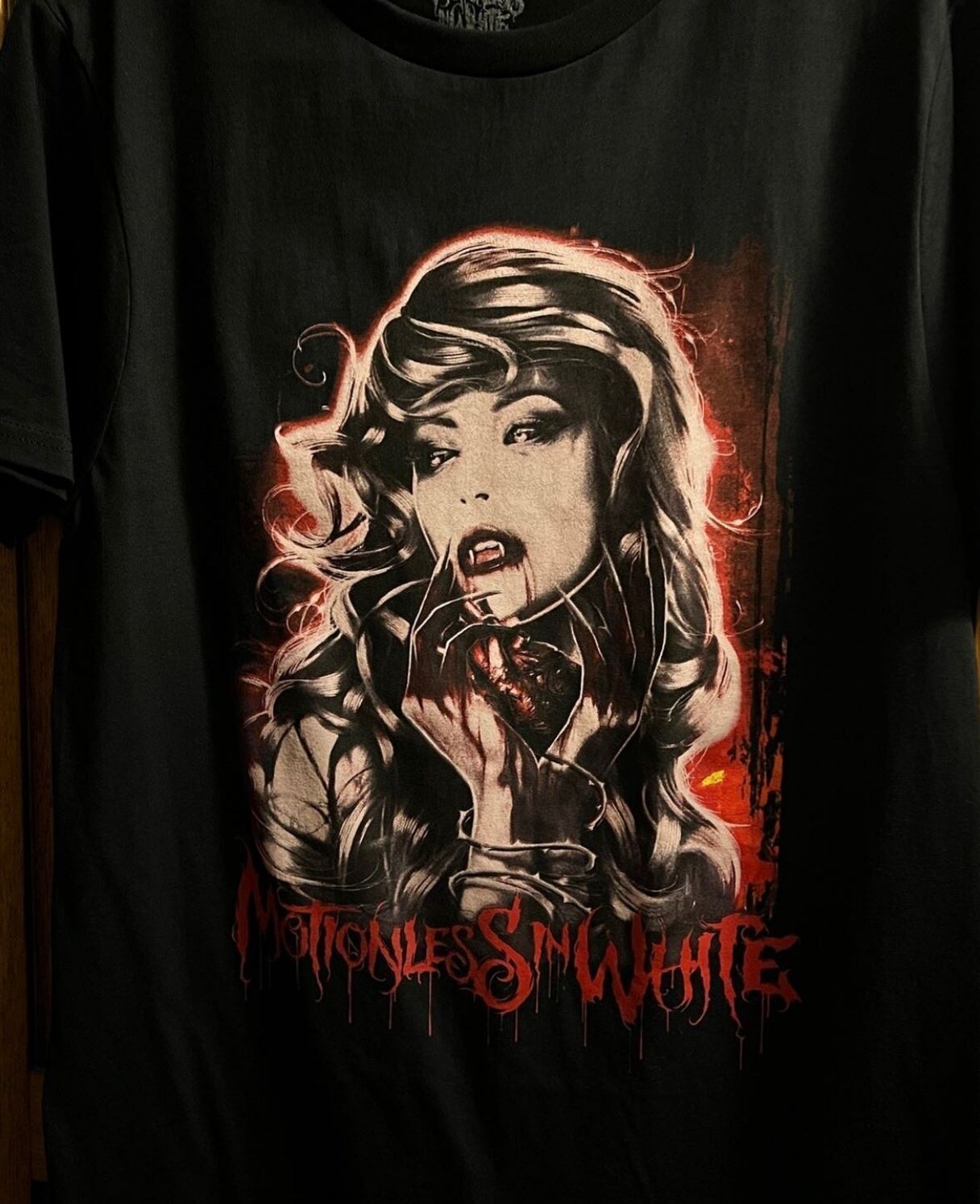26 Motionless In White band Rare Design Unisex T shirt classic style vtg Unisex T-Shirt XXL
