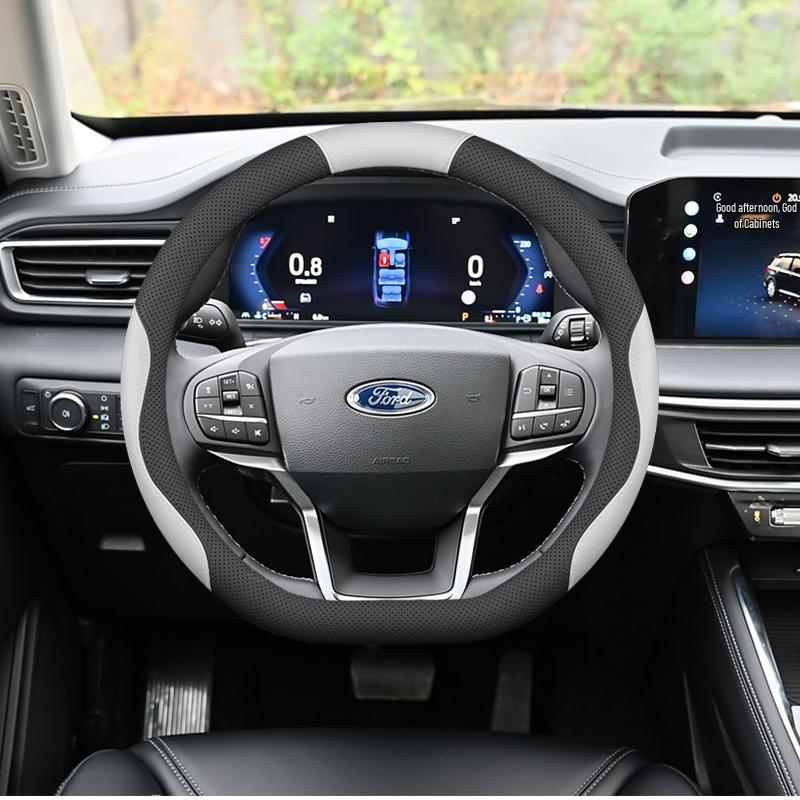 Steering Wheel Cover for Ford: Fits Mondeo, Edge, Explorer, EVOS, Focus, Territory, Yuyue, Quan Shun