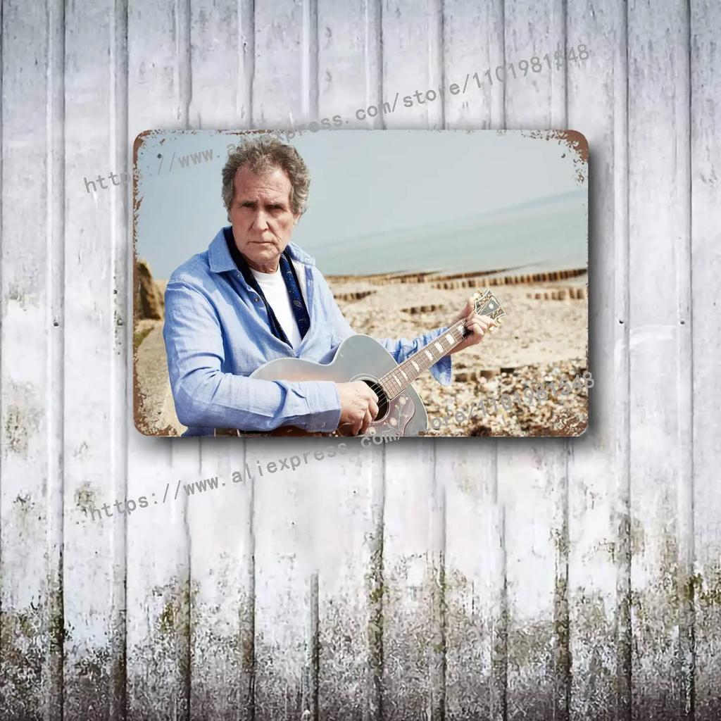 Dire Straits Band Metall Deko Poster Vintage Blechschild Metallschild Dekorative Plakette für Pub Bar Man Cave Club Wanddekoration